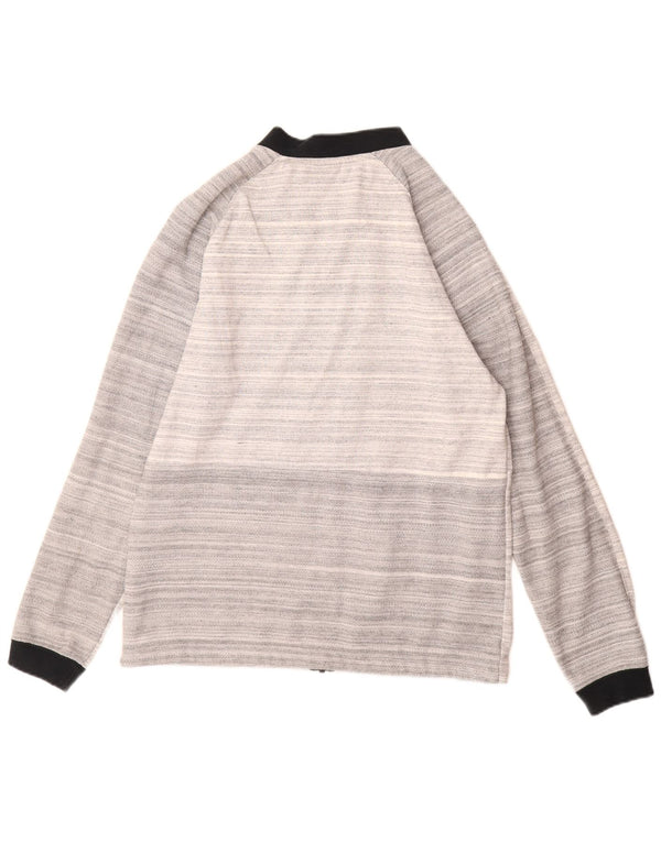 NIKE træningsdragt topjakke til mænd mellem grå stribet bomuld