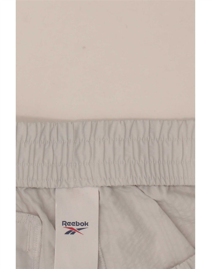Reebok Herre Cargo Sportshorts Store Hvide Polyester