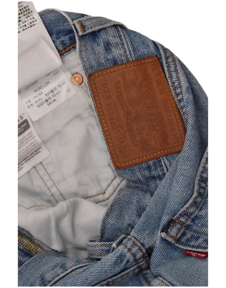 Levi's løse jeans til kvinder W30 L34 blå bomuld