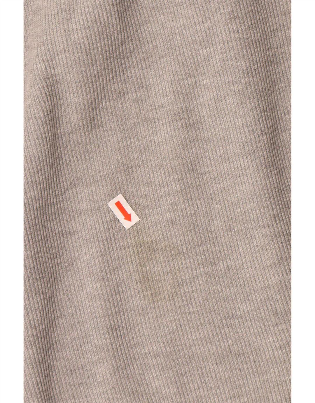 CREW CLOTHING Mens Zip Neck Sweatshirt Jumper 2XL Grey Cotton