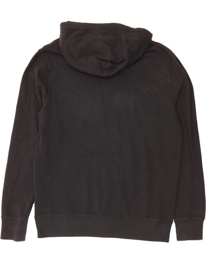 LEVI'S Mens Standard Graphic Hoodie Jumper Medium Black Cotton Vintage Levi's and Second-Hand Levi's from Messina Hembry 