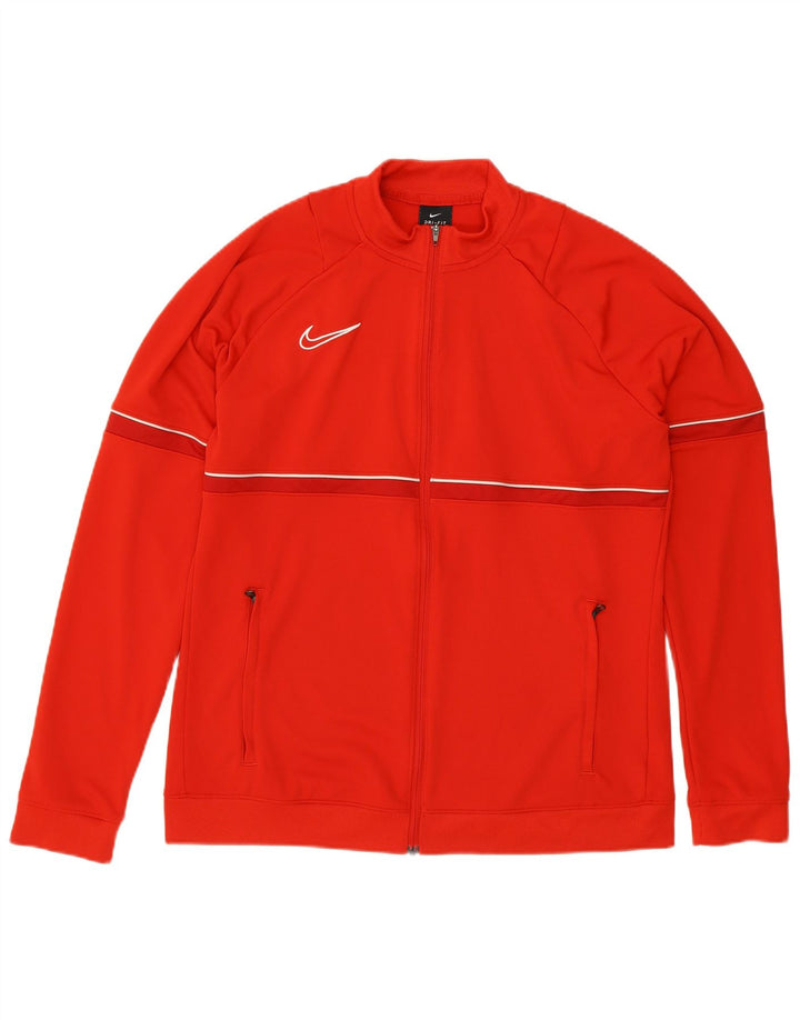 Nike Herre Dri Fit træningsdragt Topjakke Stor Rød Polyester