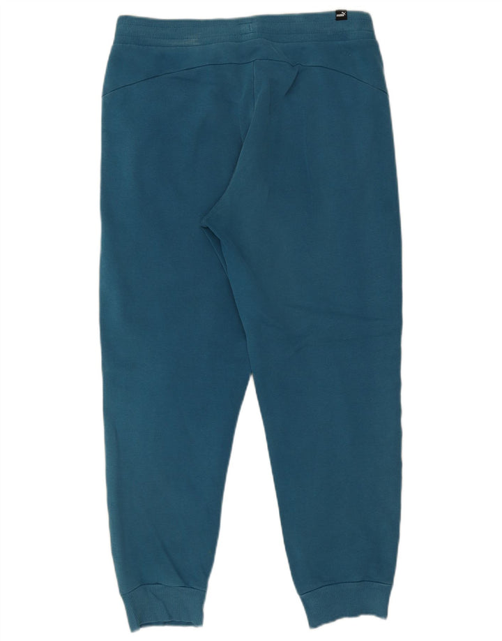 Puma Herre grafisk træningsdragt Bukser Joggers Medium Blue Colourblock Bomuld