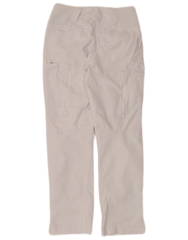 Engelbert Strauss Dame Straight Cargo Trousers UK 8 Small W30 L30 White