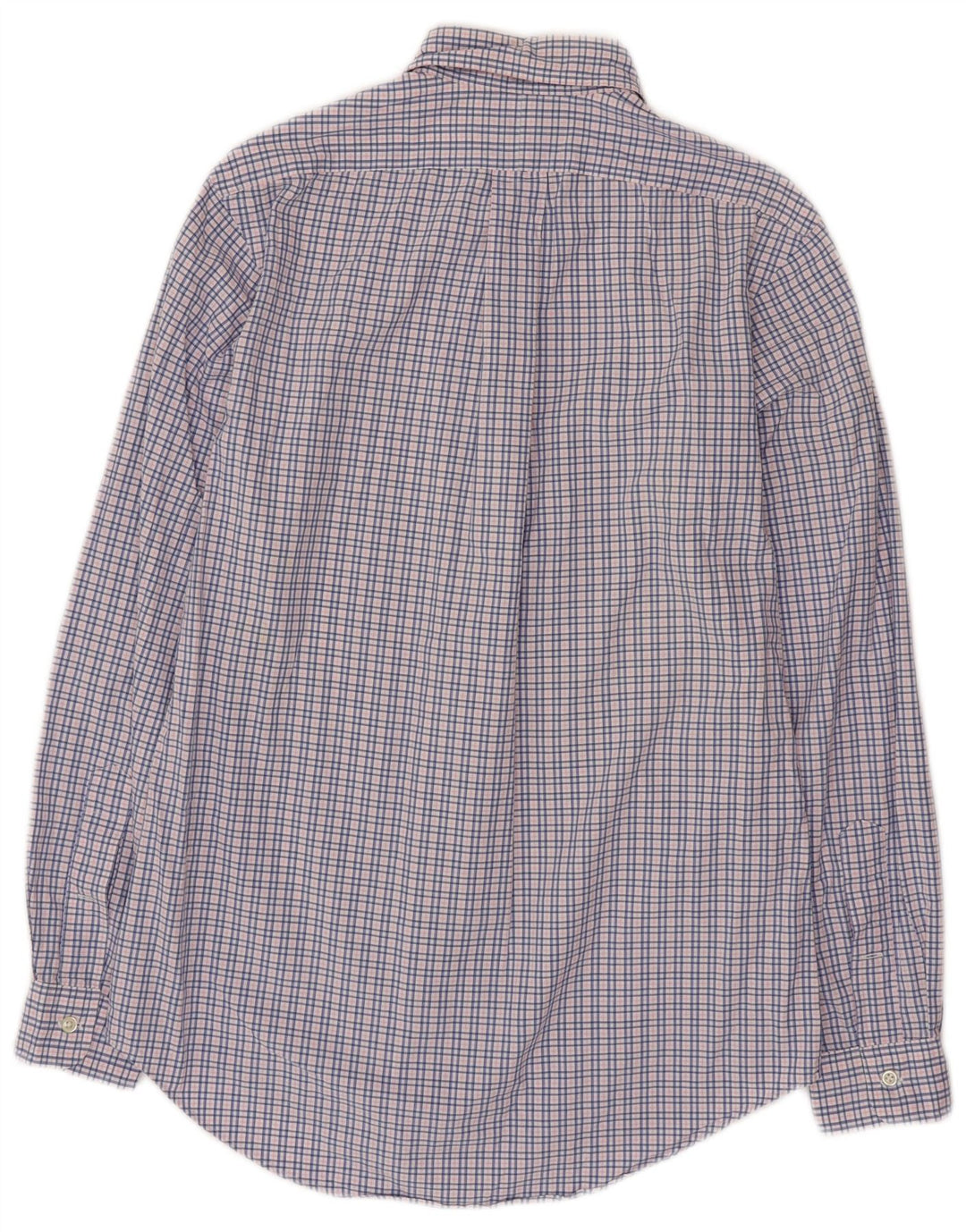 POLO RALPH LAUREN Herre Custom Fit skjorte Lille blå ternet bomuld