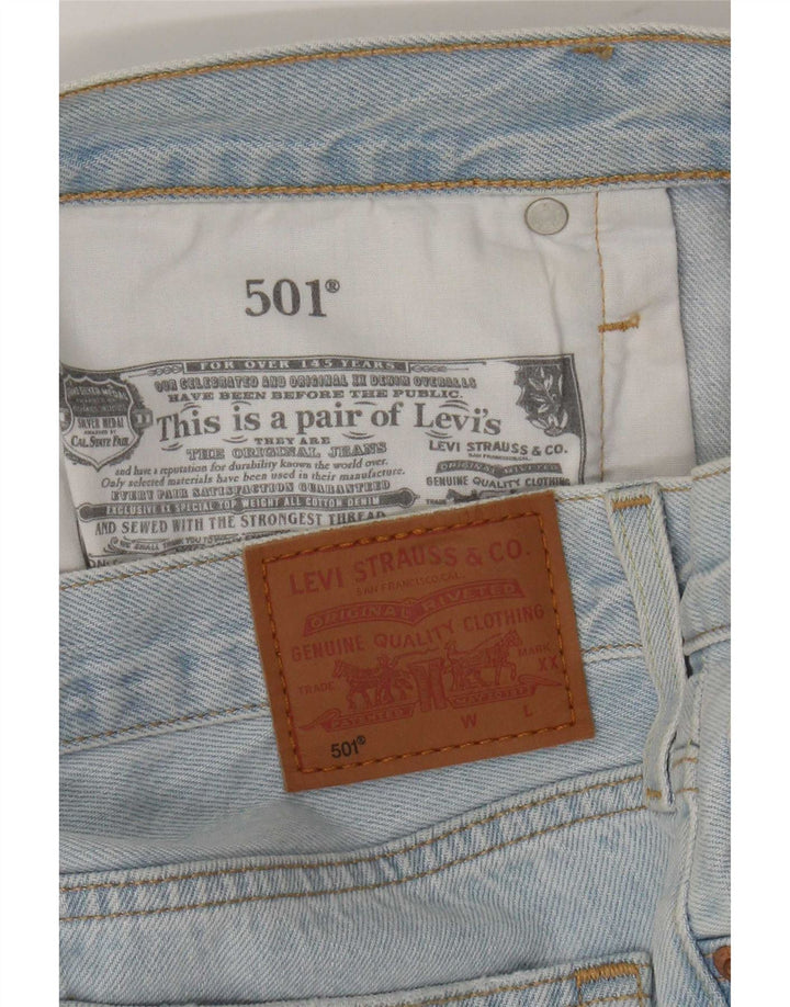 Levi's Dame 501 Denim Shorts Medium W30 Blå