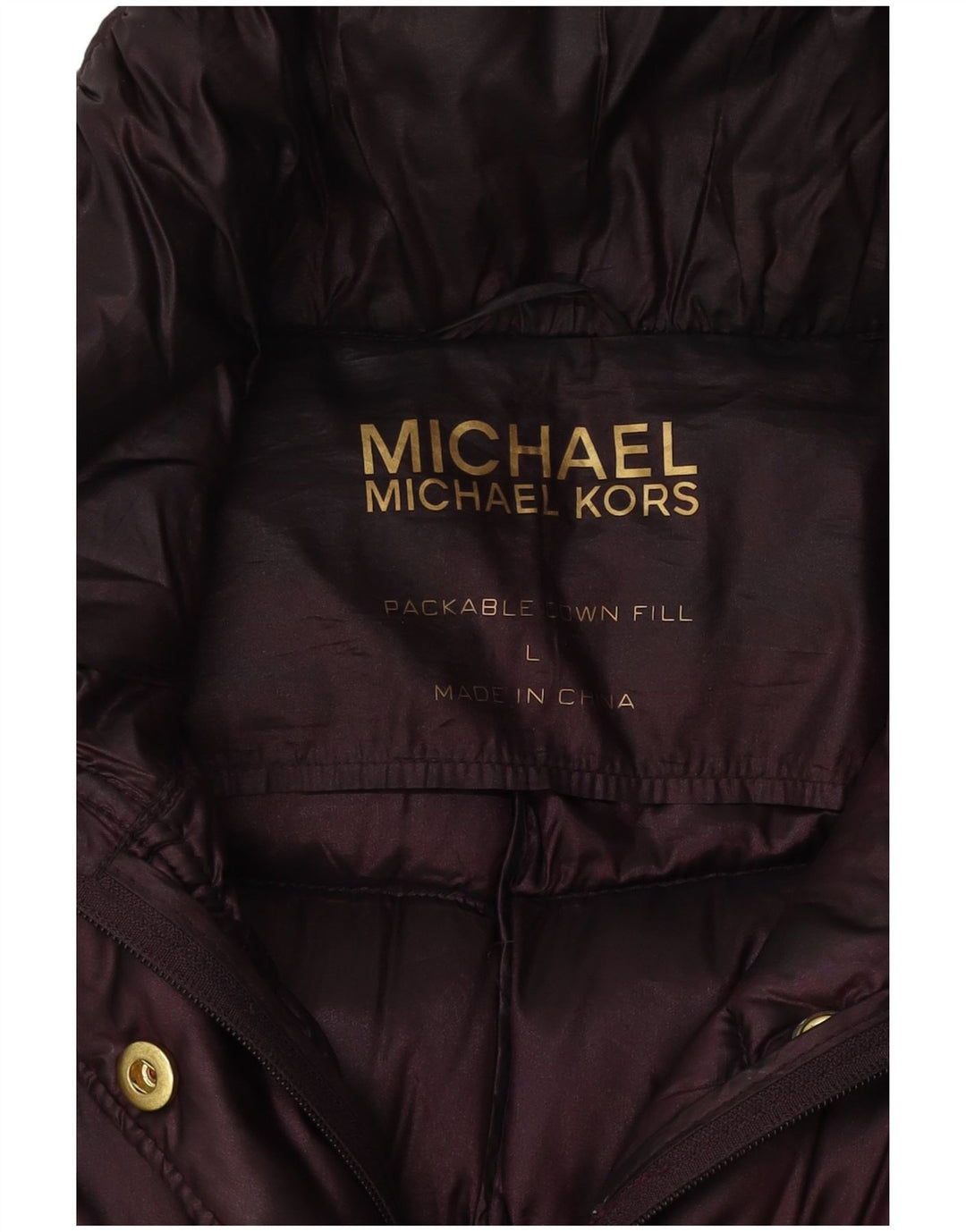 Michael Kors Dame Polstret Frakke UK 16 Large Purple