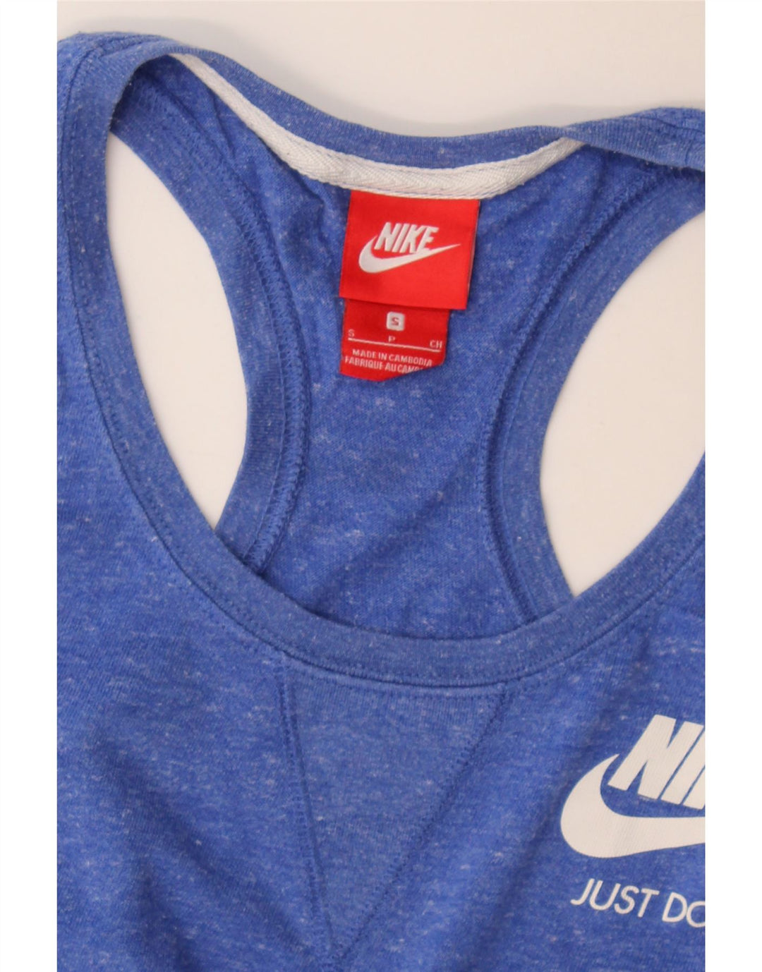 Nike Damevest Top UK 10 Small Blue Flecked