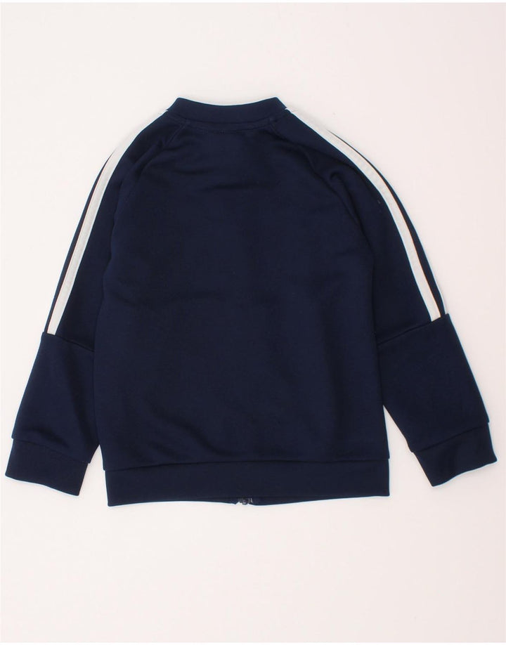 Adidas Drenge Træningsdragt Topjakke 7-8 År Marineblå Polyester