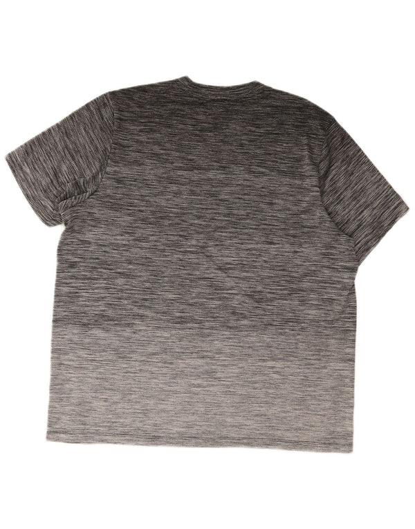 Adidas Herre T-shirt Top Medium Grey Flecked