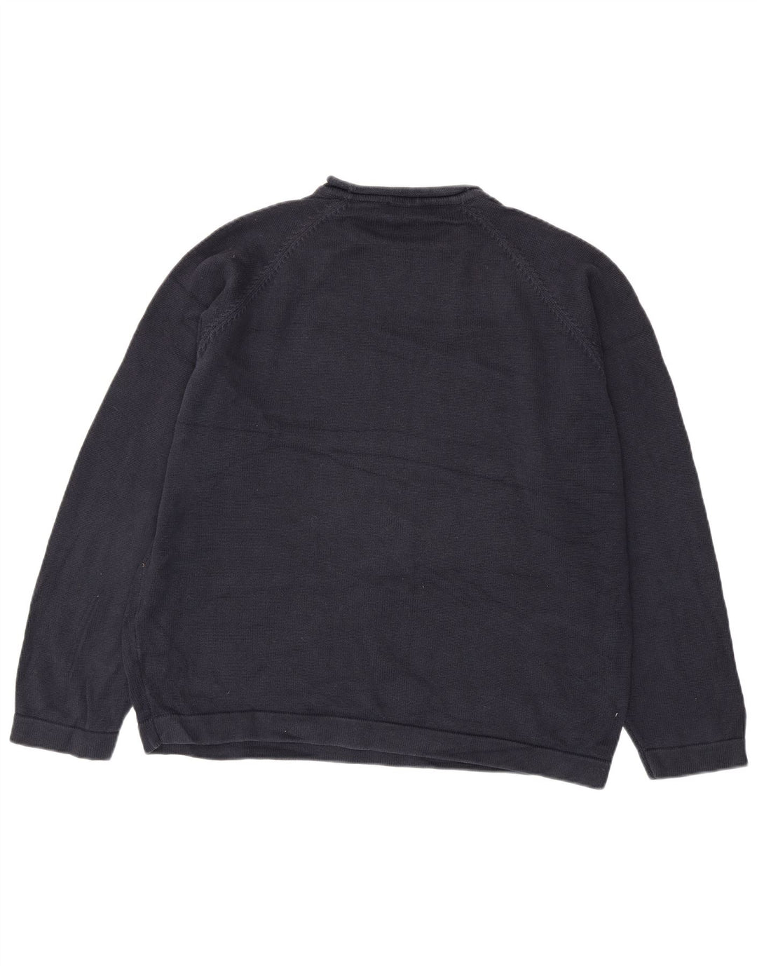 Marks & Spencer Herre sweater med rund hals 2XL marineblå bomuld