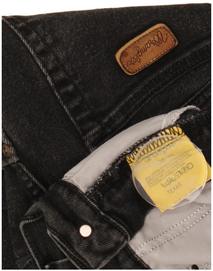 Wrangler Herre Texas Straight Jeans W38 L28 Sort Bomuld