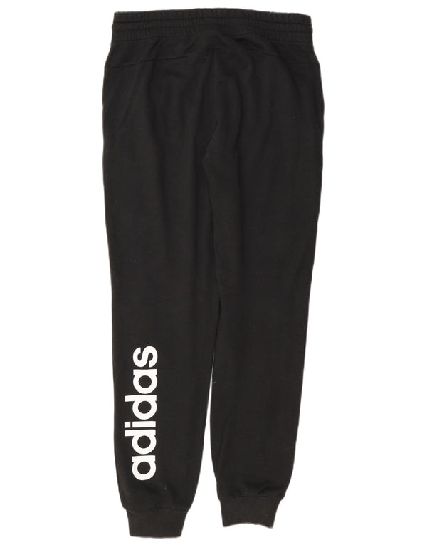Adidas Grafisk træningsdragt bukser til kvinder Joggers UK 8/10 Small Black Bomuld