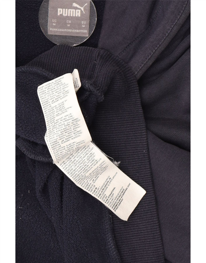 Puma Herre grafisk hættetrøje Jumper Medium Navyblå Bomuld