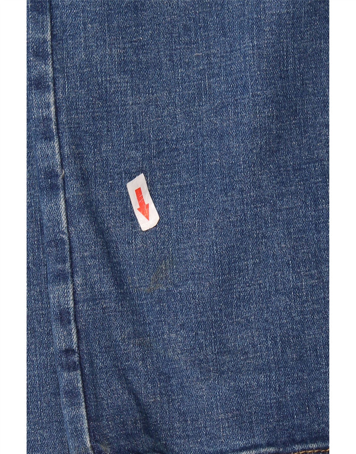 WRANGLER Straight jeans til mænd W34 L30 blå bomuld