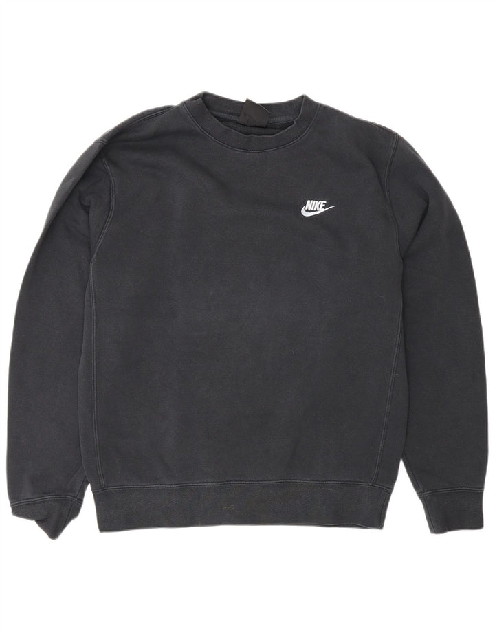 Nike Sweatshirt til mænd, lille sort bomuld