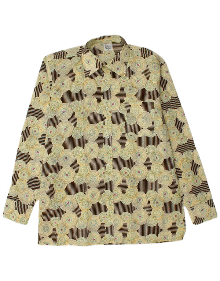 Don Carlos Herreskjorte str. 41 Medium Beige Geometrisk Polyester