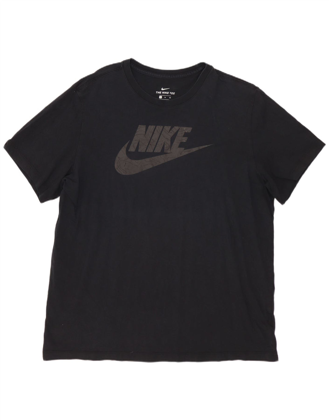 NIKE Grafisk T-shirt top til mænd XL Sort