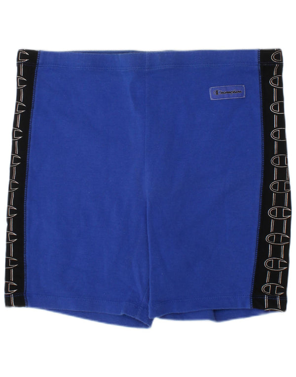 CHAMPION Drenge grafiske sportsshorts 9-10 år Medium Blue Colourblock