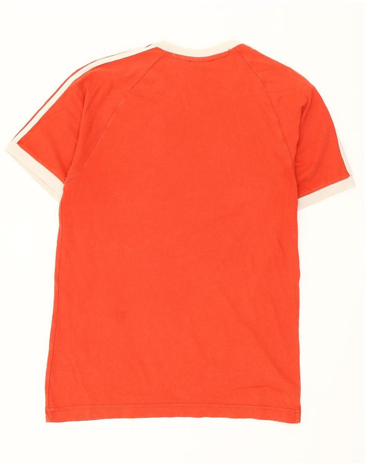 Adidas Herre T-Shirt Top Lille Rød