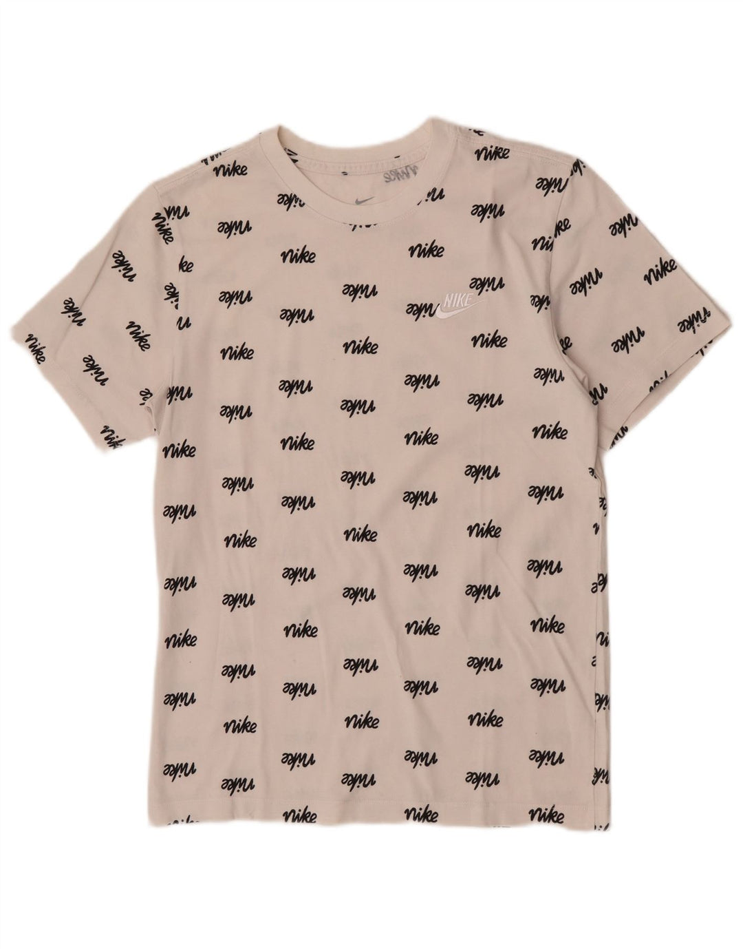Nike grafisk T-shirt top til mænd, lille hvid