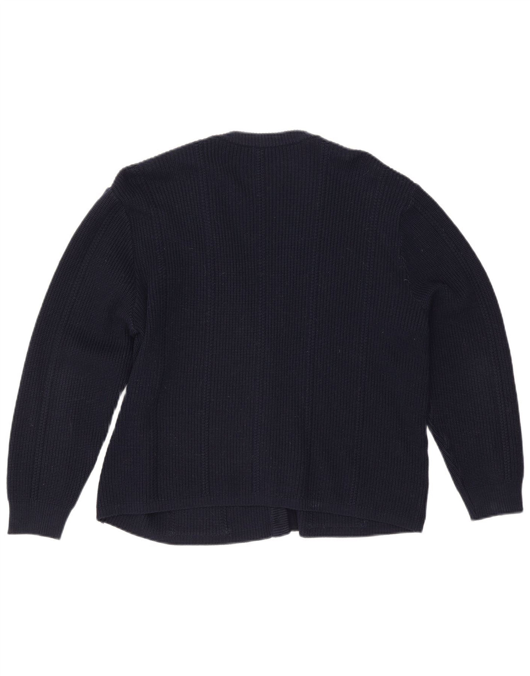 Schoeller Dame Cardigan Sweater IT 48 XL Navy Blue Polyacrylic
