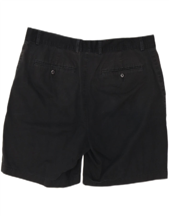 IZOD Chino Shorts til mænd W36 Large Black Bomuld
