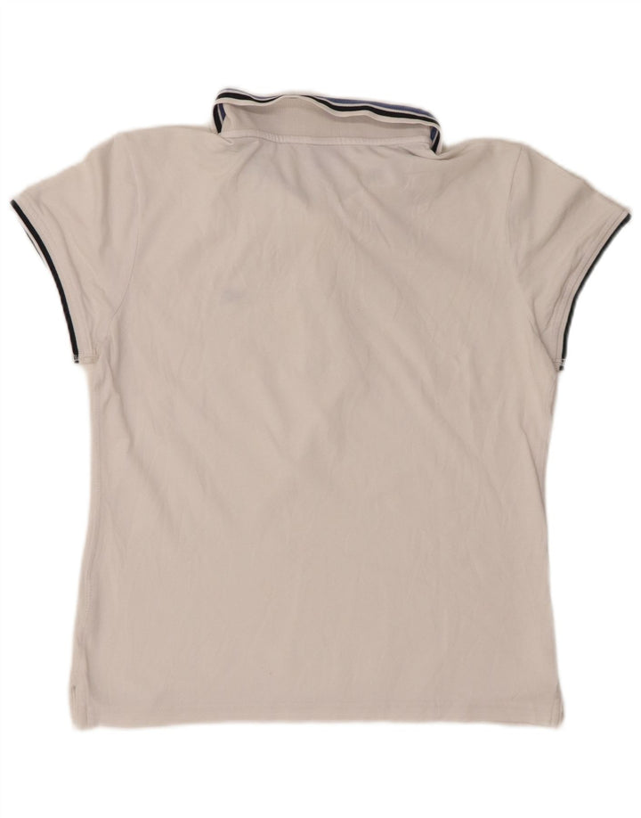 Champion Womens Heritage Fit Polo Shirt UK 14 Large White