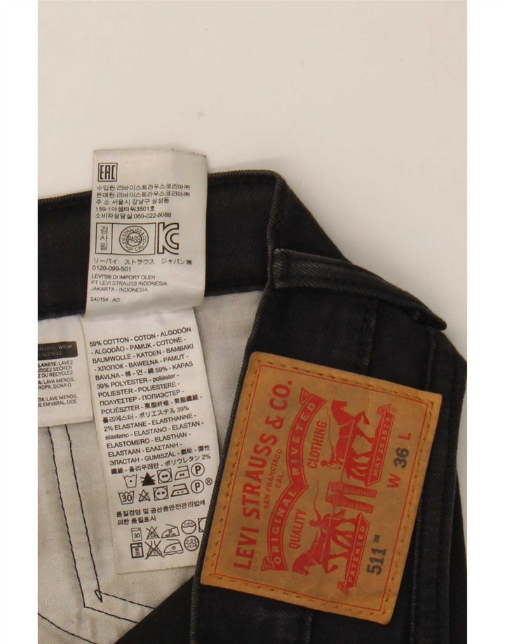 Levi's Herre 511 denimshorts W36 Stor sort bomuld