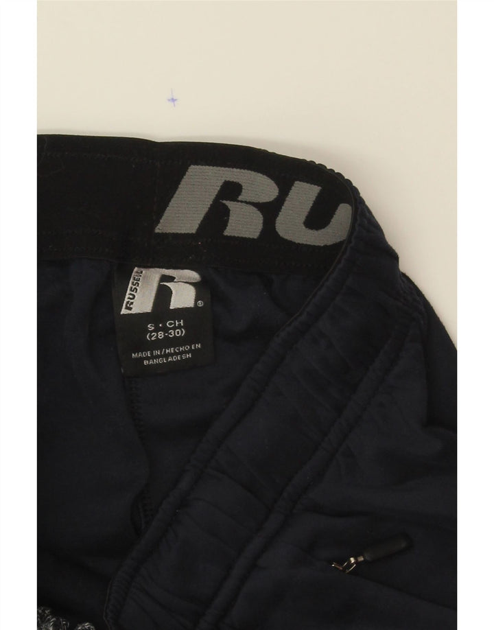 RUSSELL ATHLETIC Mens Tracksuit Trousers Small Navy Blue Vintage Russell Athletic and Second-Hand Russell Athletic from Messina Hembry 