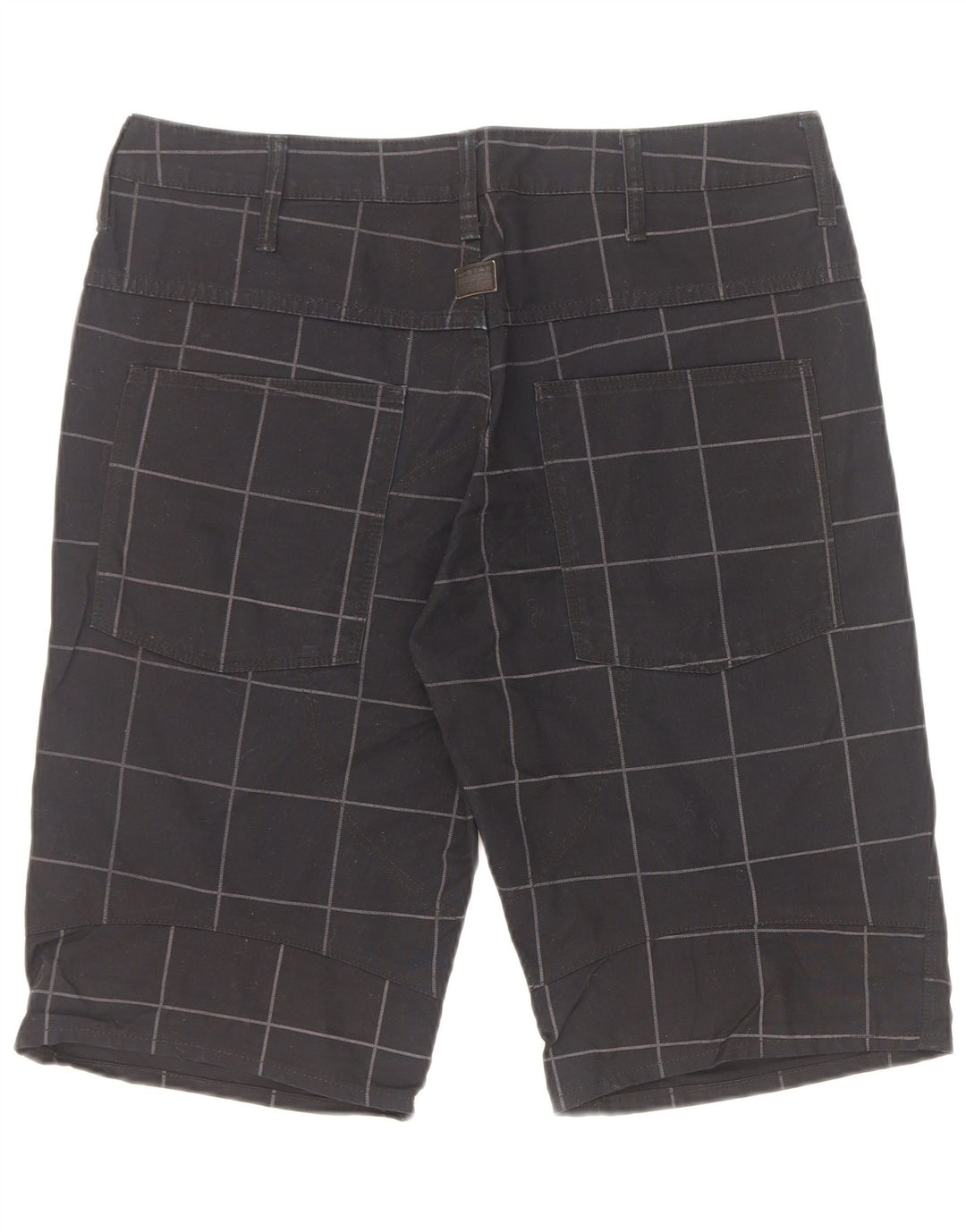 G-Star Bermuda Shorts til mænd W32 Medium sort ternet bomuld