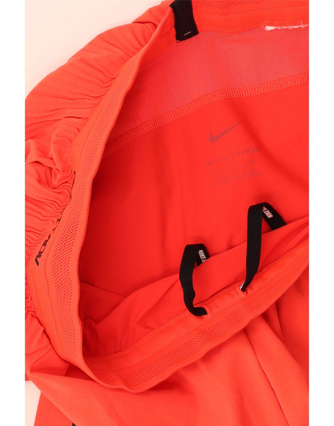 Nike Dame Dri Fit Sport Shorts UK 10 Small Orange