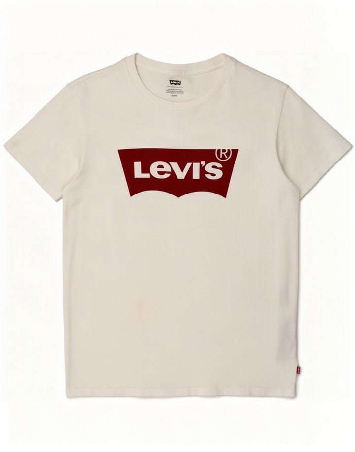 Levi's Grafisk T-shirt top til mænd Lille hvid bomuld