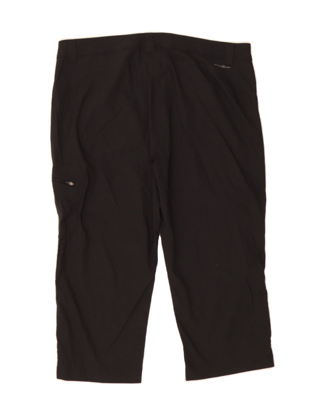 EDDIE BAUER Womens Capri Trousers US 6 Large W33  Black Nylon Vintage Eddie Bauer and Second-Hand Eddie Bauer from Messina Hembry 