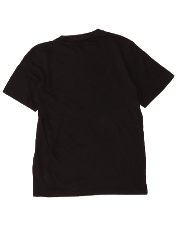 Jack & Jones Herre grafisk T-shirt Top Lille sort bomuld
