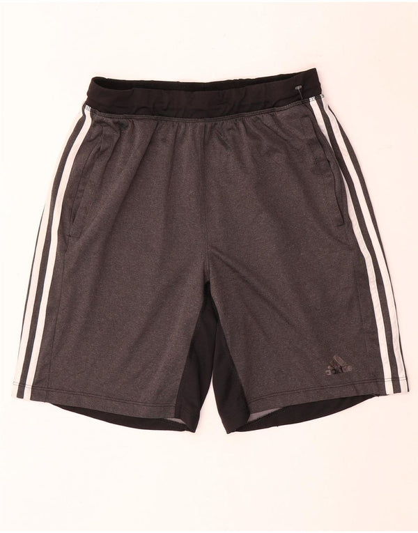 Adidas Herre Sportshorts Medium Grey Colourblock Polyester