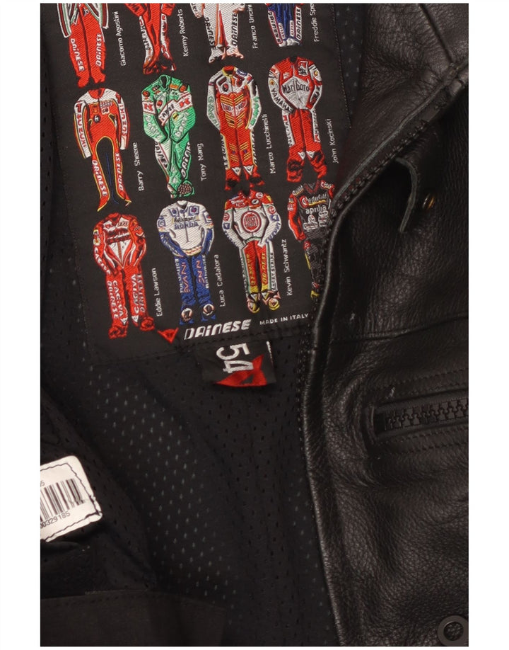 DAINESE Moto Racer læderjakke til kvinder EU 54 2XL Sort