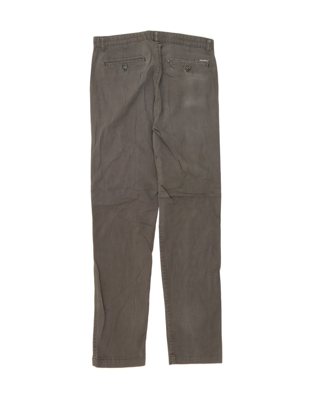 EDDIE BAUER Mens Slim Chino Trousers W32 L34 Grey Cotton Vintage Eddie Bauer and Second-Hand Eddie Bauer from Messina Hembry 