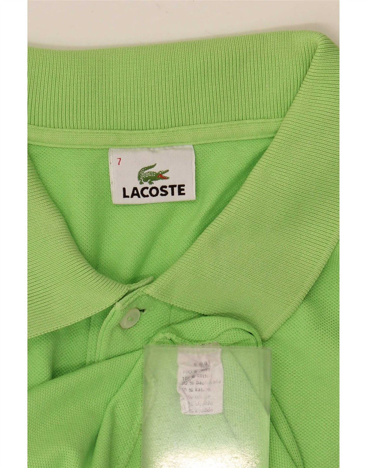 Lacoste Herre Polo Shirt Str. 7 2XL Grøn Bomuld