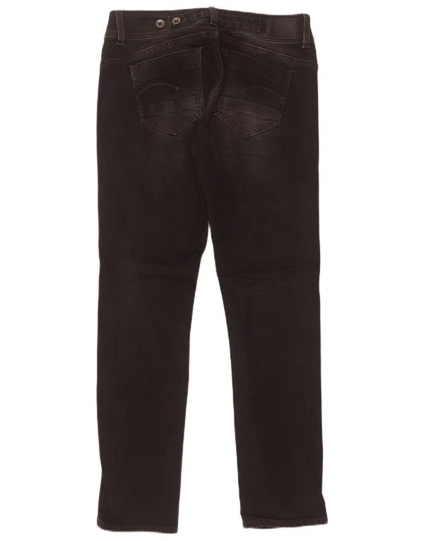 G-Star Dame Midge Straight Jeans W31 L32 Sort Bomuld