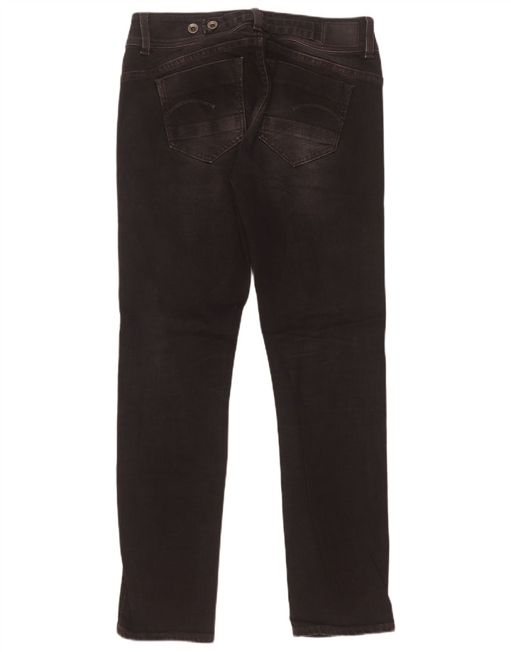 G-Star Dame Midge Straight Jeans W31 L32 Sort Bomuld