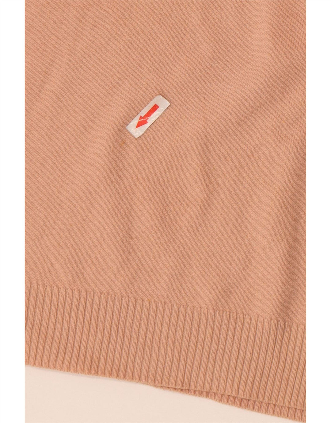 Zara Womens Crop V-hals sweater UK 12 Medium Pink