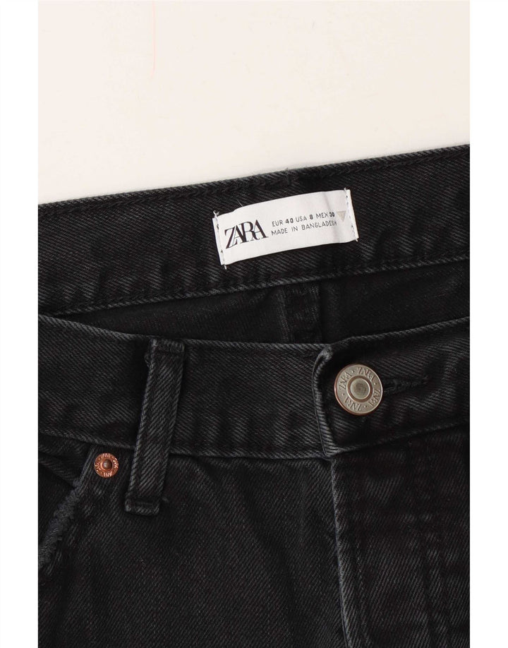 Zara Dame Straight Jeans EU 40 Medium W30 L29 Grå