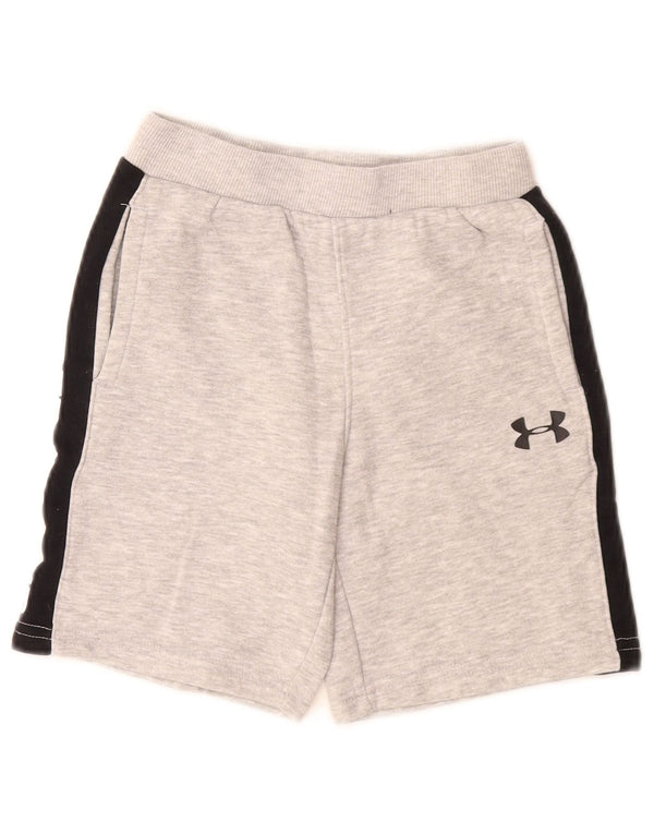 UNDER ARMOUR Grafiske sportsshorts til drenge 6-7 år Grå Colourblock