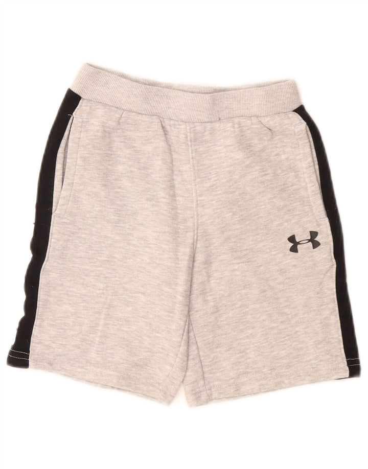 UNDER ARMOUR Grafiske sportsshorts til drenge 6-7 år Grå Colourblock