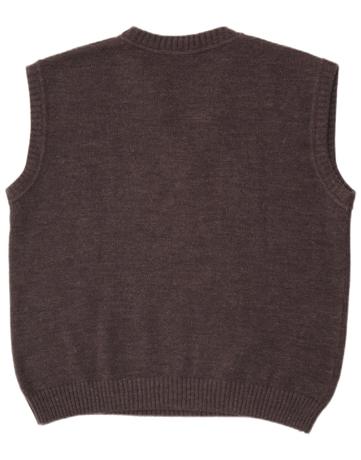 Castello Herrevest Tank Top EU 50 Medium Grey Polyacrylic