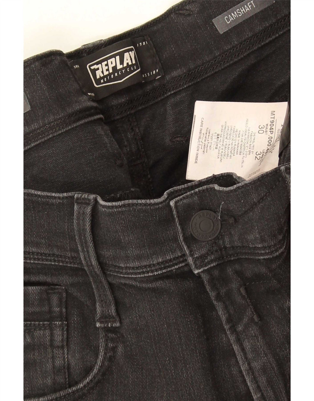Replay Mens Extreme Flex Skinny Jeans W30 L32 Sort