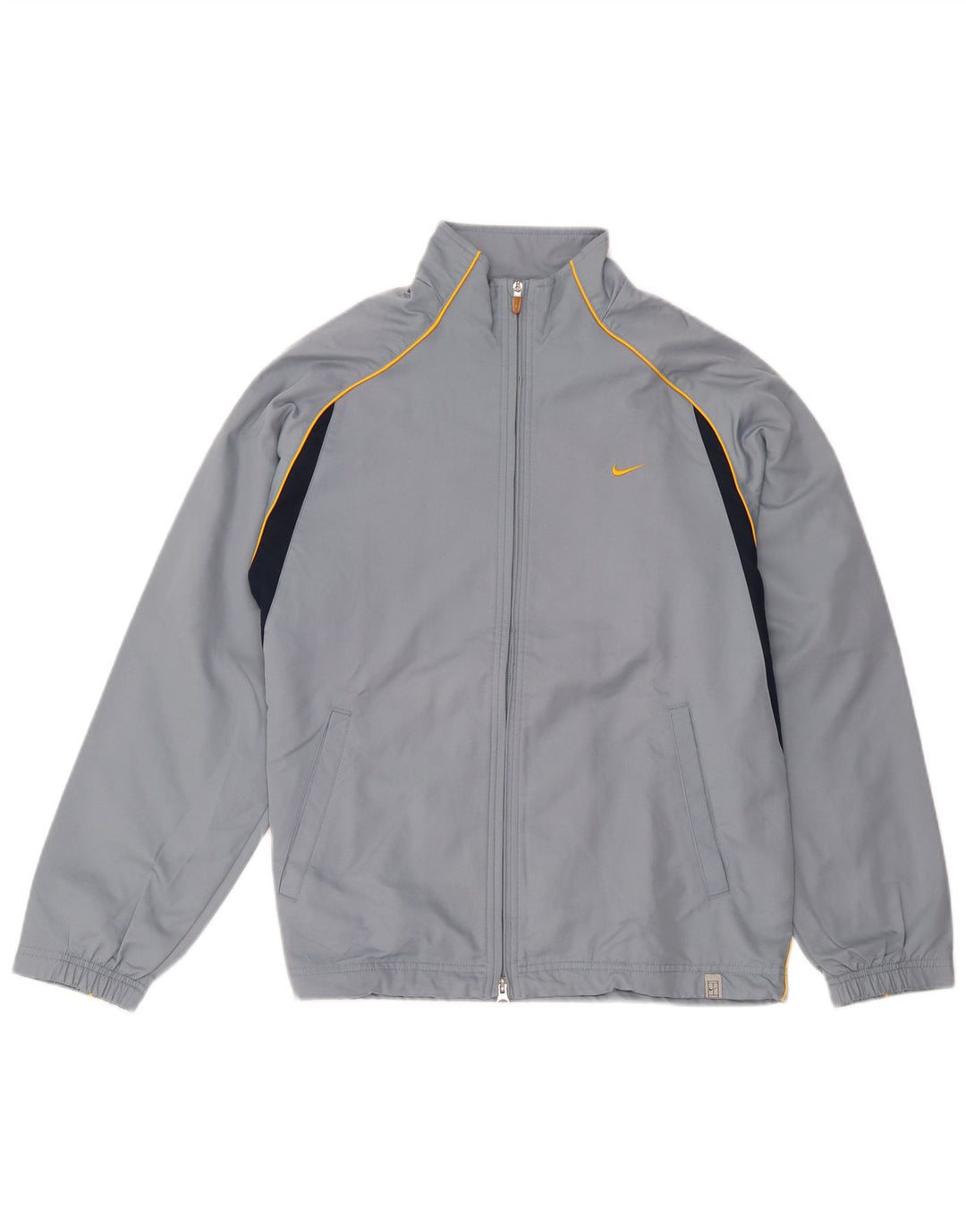 Nike Herre Dri Fit træningsdragt topjakke UK 35/37 Small Grey Colourblock