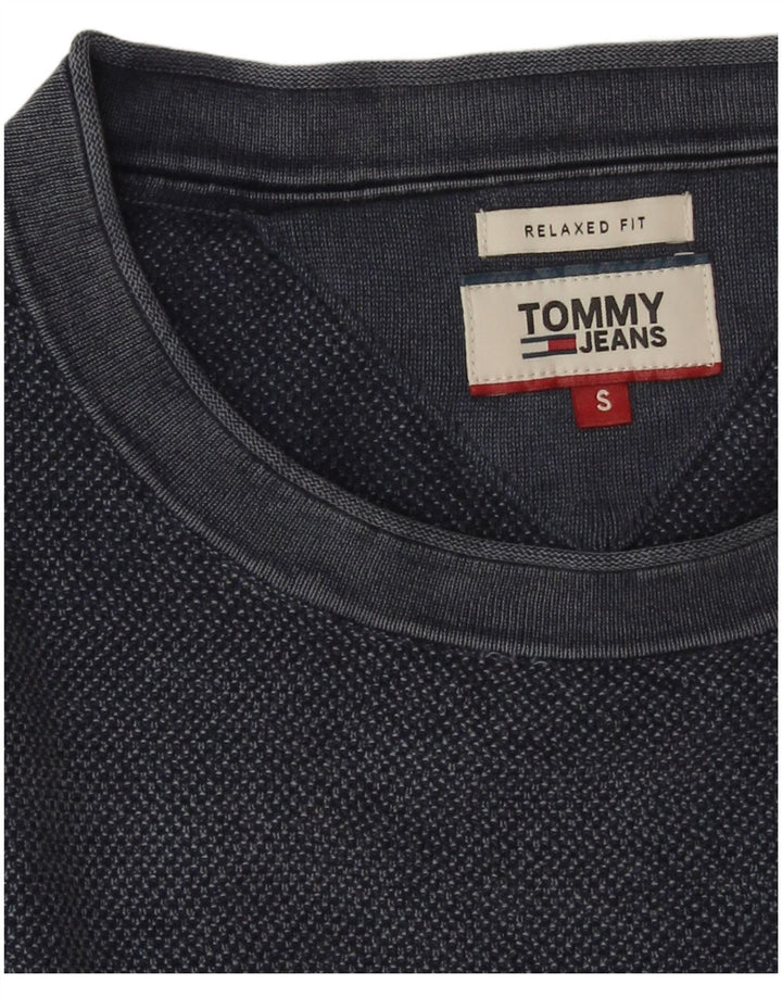 Tommy Hilfiger Herre Relaxed Fit Top Langærmet lille marineblå bomuld