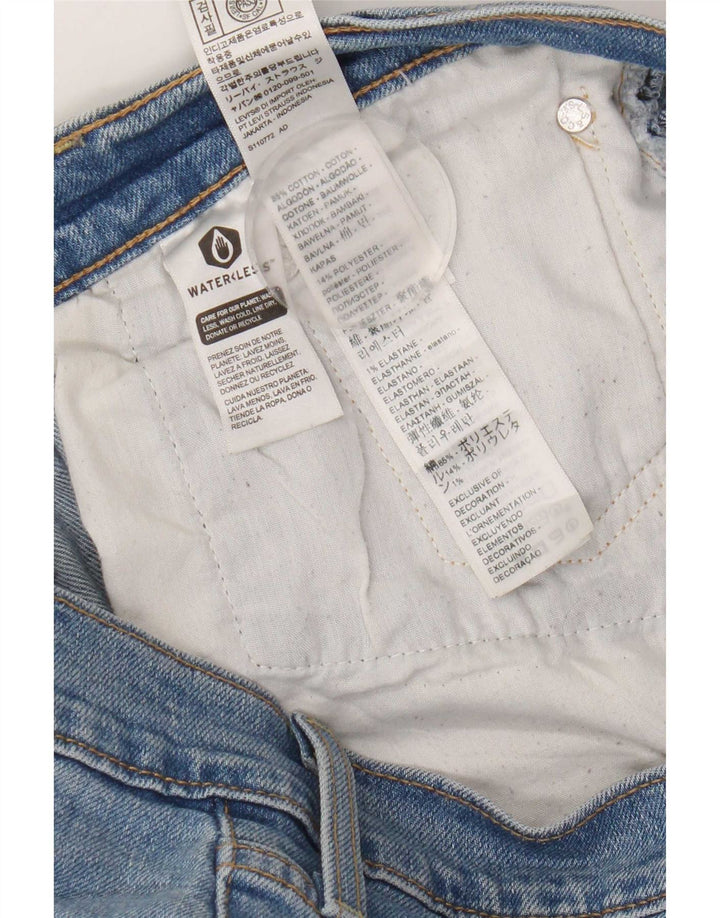 Levi's Dame Ribcage Straight Jeans W31 L29 Blå Bomuld